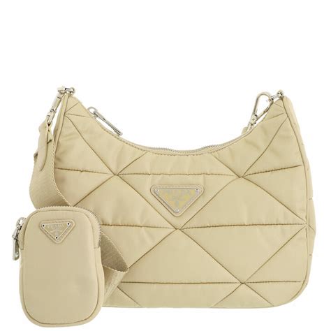 prada quilted hobo bag